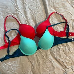 VS PINK Wear Everywhere Push up Bras